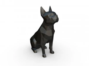 Boston Terrier Modello di stampa 3D