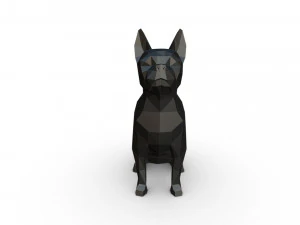 Boston Terrier Modello di stampa 3D