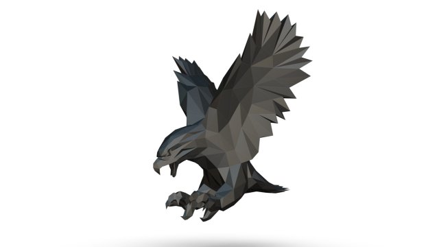 eagle figure 3D Принт Модель .c4d .max .obj .3ds .fbx .stl .blend 