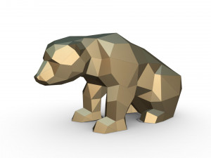 bear figure Modelo de Impressão 3D