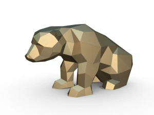 figura de urso Modelo de Impressão 3D