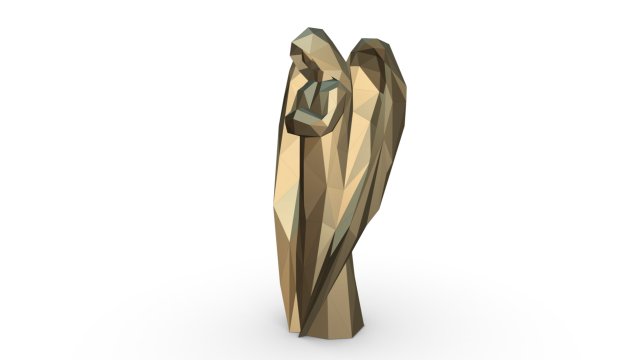angel figure 3D प्रिंट मॉडल .c4d .max .obj .3ds .fbx .stl .blend 