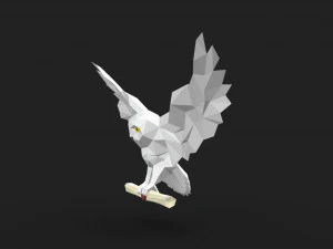 snowy owl 3D Print Model