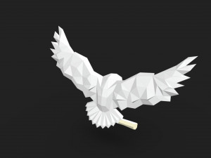 snowy owl 3D प्रिंट मॉडल