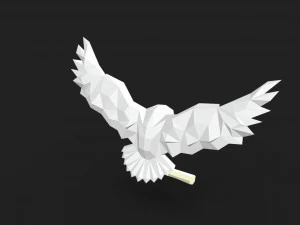 snowy owl 3D Print Model