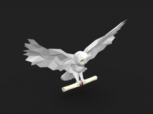 snowy owl 3D प्रिंट मॉडल