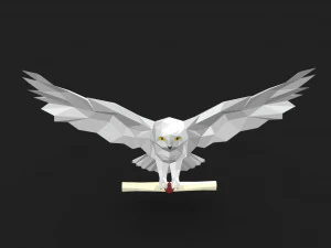 snowy owl 3D Print Model