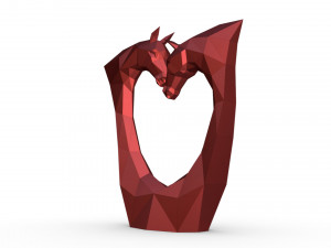 horse love figurine 3D-printmodel