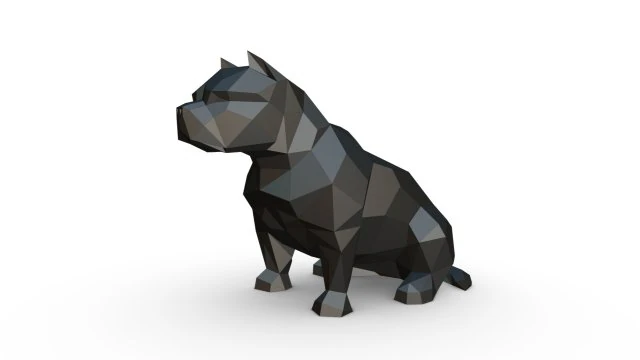 bullo americano Modello di stampa 3D .c4d .max .obj .3ds .fbx .stl .blend 