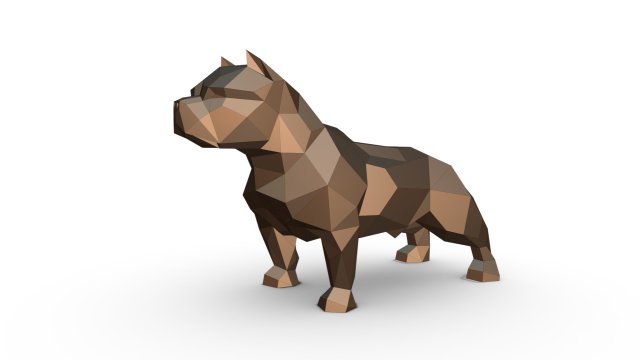 american bully 2 3D Druckmodell .c4d .max .obj .3ds .fbx .stl .blend
