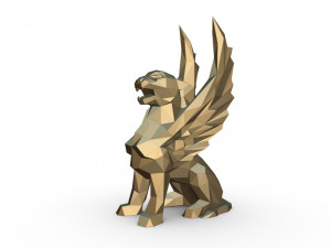 griffon figurine Model do druku 3D