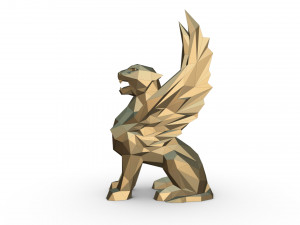 griffon figurine 3D 打印模型