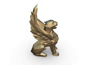 griffon figurine 3D 打印模型