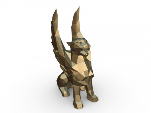 griffon figurine 3D 打印模型