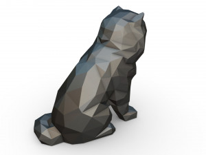 chowchow dog figure 3D प्रिंट मॉडल
