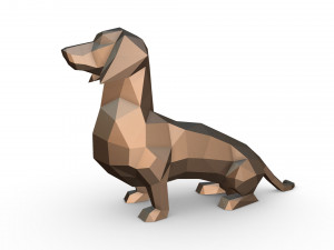dachshund figure 3D Print Model