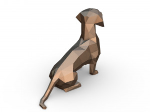 dachshund figure 3D 打印模型