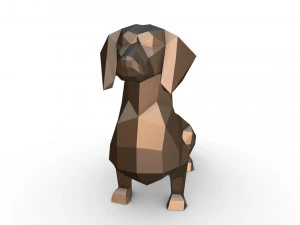 figura di bassotto Modello di stampa 3D