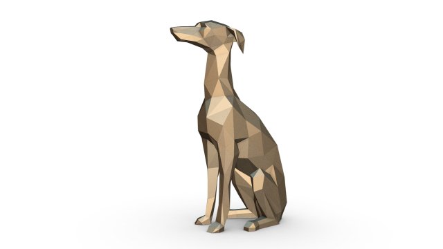 Italian greyhound 3D Принт Модель .c4d .max .obj .3ds .fbx .stl .blend 