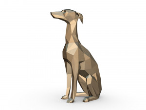Italian greyhound 3D Print Model