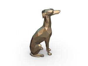 Italian greyhound 3D Принт Модель