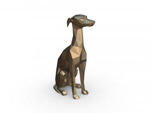 Italian greyhound 3D Принт Модель