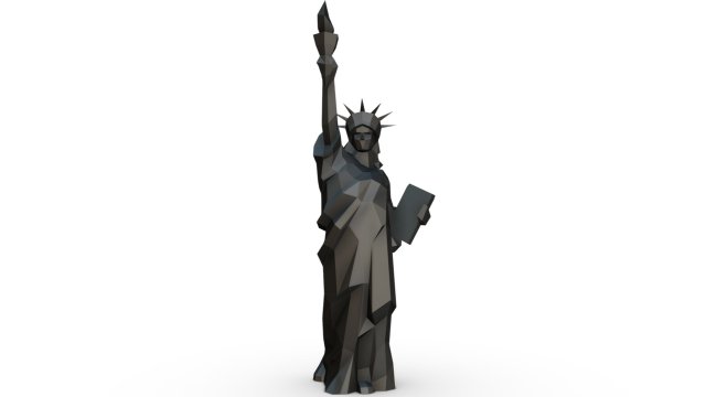 statue of liberty Model do druku 3D .c4d .max .obj .3ds .fbx .stl .blend 