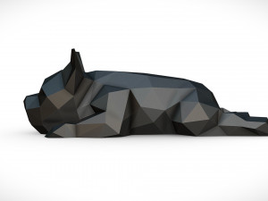 french bulldog lying 3D Print Model
