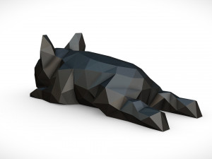 french bulldog lying 3D Print Model