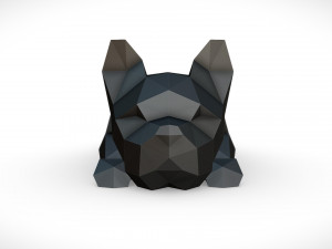 french bulldog lying 3D Print Model