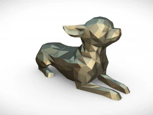 chihuahua lying 3D Print Model