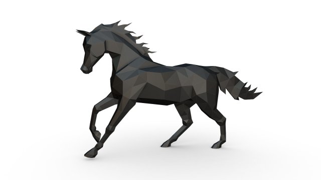 arabian horse Modèles 3D en vedette .c4d .max .obj .3ds .fbx .stl .blend 