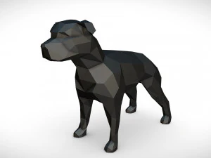 staffy staffordshire bull terrier Modello di stampa 3D