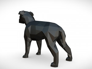 staffy staffordshire bull terrier 3D 프린트 모델