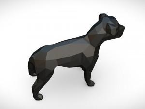 staffy staffordshire bull terrier 3D 프린트 모델