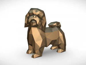 shih tzu 3D Baskı Modeli