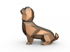 shih tzu figure 3D-Druckmodell