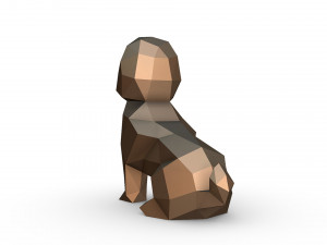 shih tzu figure 3D-Druckmodell