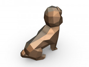 shih tzu figure 3D-Druckmodell