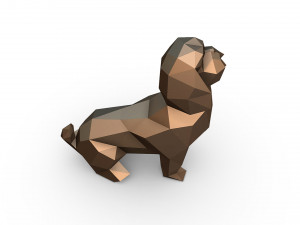 shih tzu figure 3D-Druckmodell