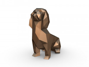 shih tzu figure 3D-Druckmodell