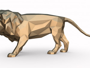 lion Model Cetak 3D