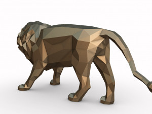 lion Model Cetak 3D