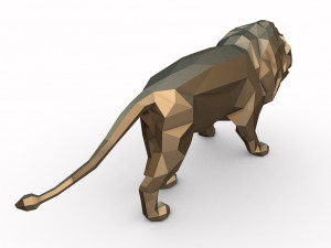 lion Model Cetak 3D