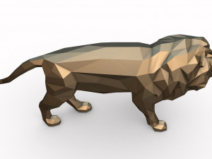 lion Model Cetak 3D