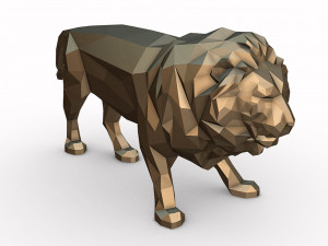 lion Model Cetak 3D