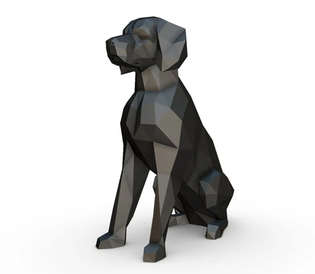 brittany spaniel epagneul breton 3D Print Model .c4d .max .obj .3ds .fbx .stl .blend 