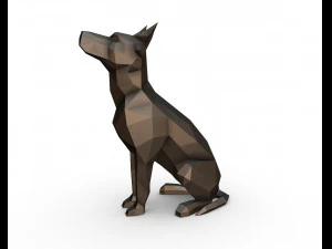 オーストラリアンケルピー 3Dプリントモデル