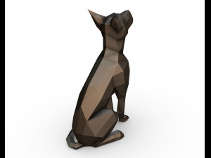 australian kelpie 3D 打印模型