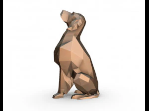 seter angielski Model do druku 3D